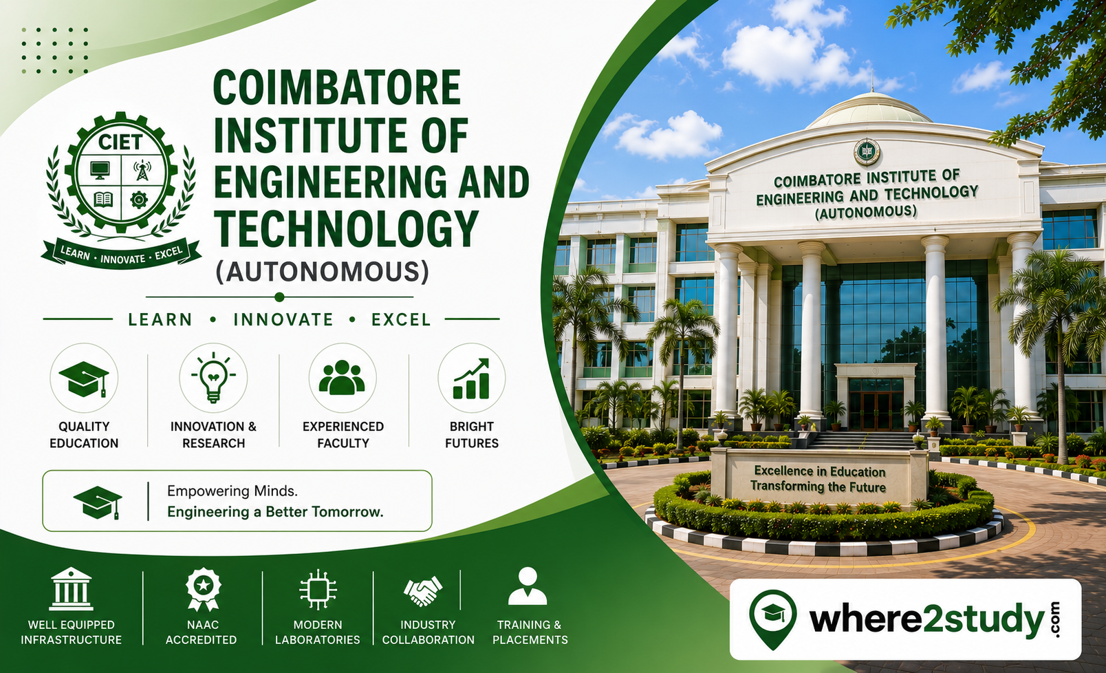 Coimbatore Institute of Engineering and Technology (Autonomous): Learn, Innovate, and Build Your Engineering Future