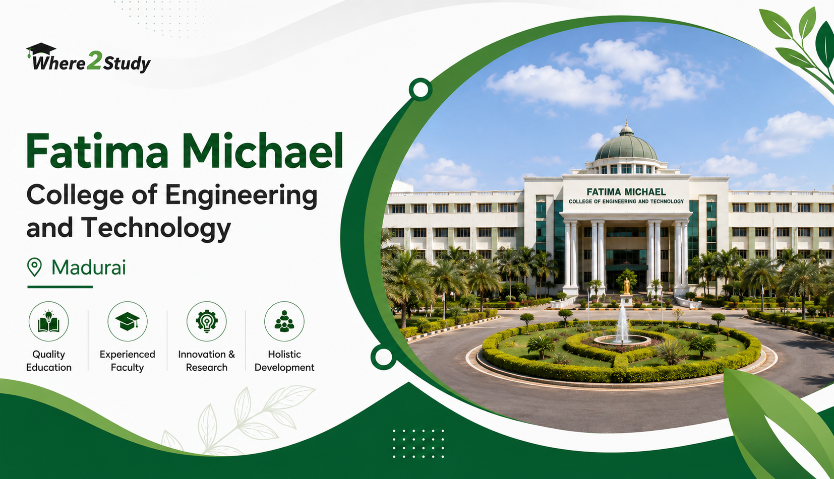 Fatima Michael College of Engineering and Technology: What Can You Gain Beyond an Engineering Degree? Drag