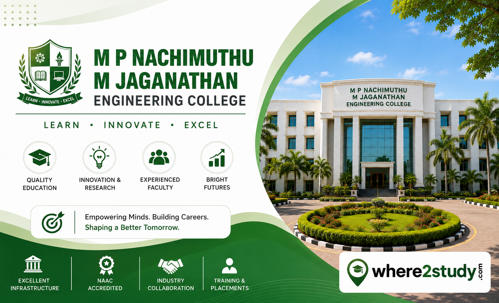 M.P. Nachimuthu M. Jaganathan Engineering College: A Smart Choice for Future Engineers