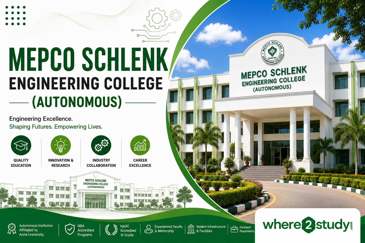Excellence at Mepco Schlenk Engineering College (Autonomous), Virudhunagar – Premier Tamil Nadu Autonomous Engineering Institution