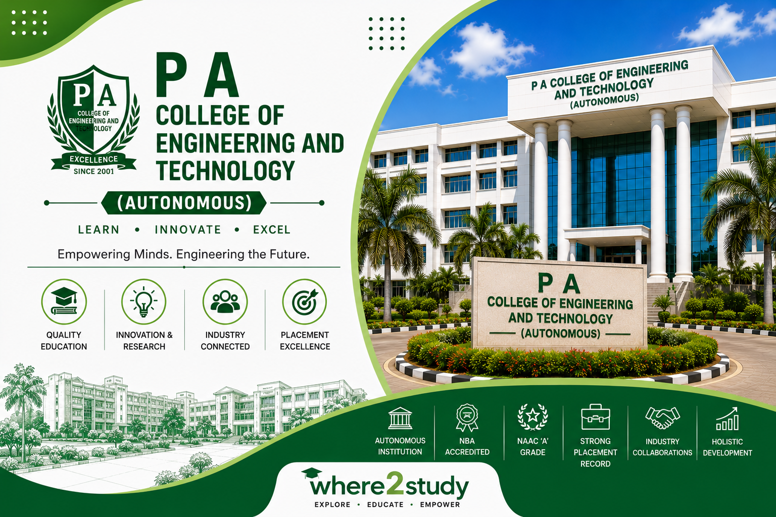 P A College 2026 Coimbatore Guide: P A College of Engineering and Technology (Autonomous) Anna University Pollachi Highway Innovation Tech Leader