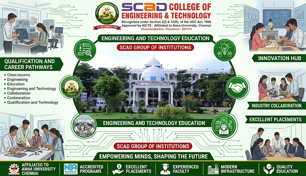 Excellence at SCAD College of Engineering and Technology, Tirunelveli – Premier Tamil Nadu Engineering Institution