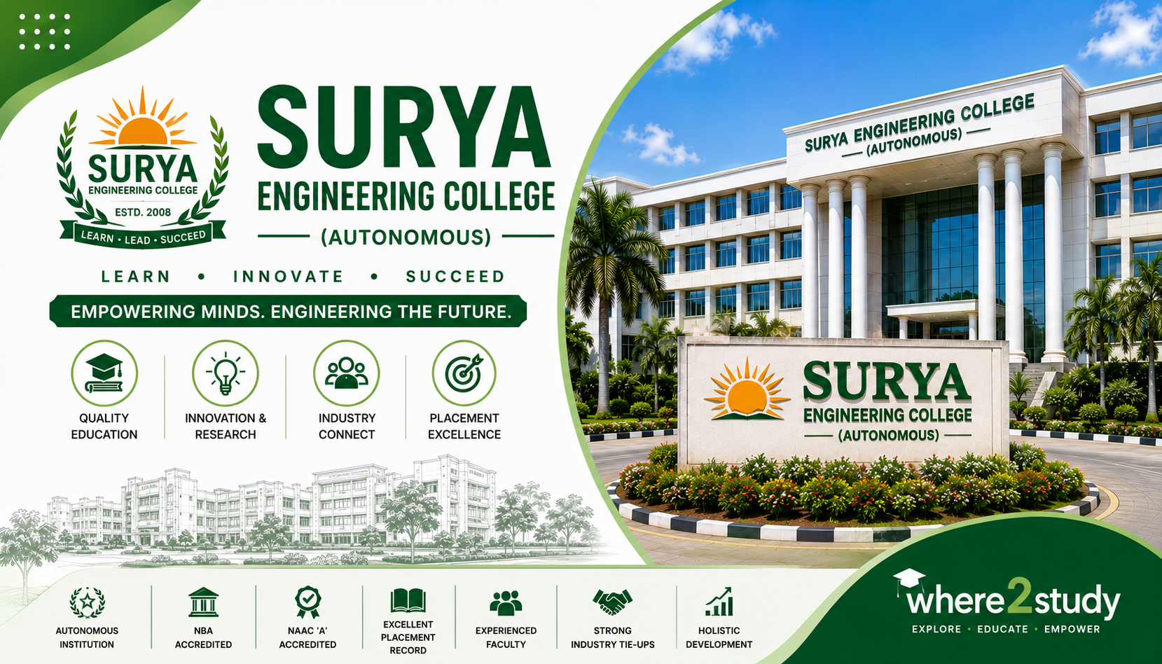 Surya Engineering College, Erode – Excellence in Tamil Nadu Engineering Education