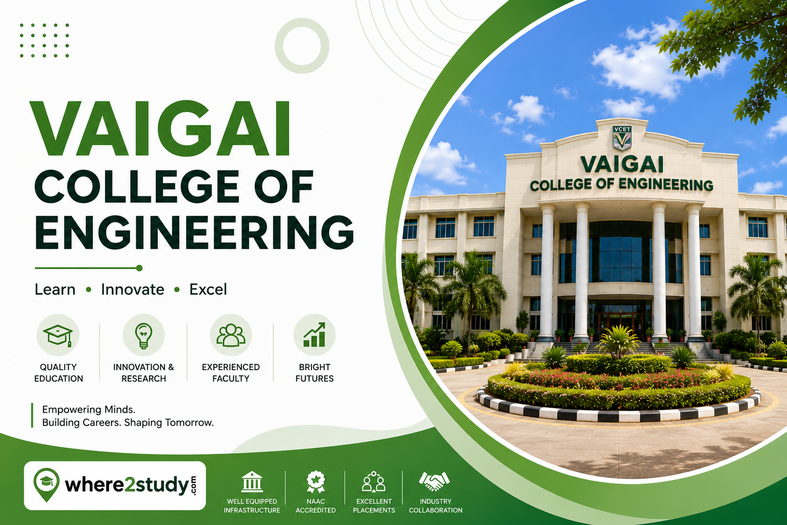 Vaigai College of Engineering: Build Knowledge, Skills, and Confidence for Tomorrow